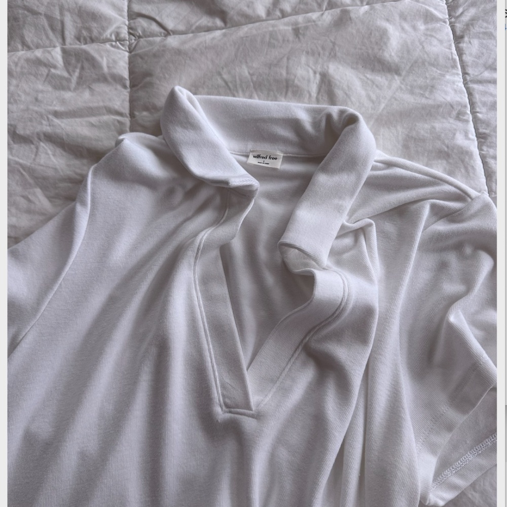 Aritzia White Polo Dress